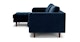 Sven Cascadia Blue Left Sectional Sofa - Gallery View 4 of 13.