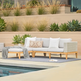 Urba 98" Outdoor Left Sectional - Beach Sand
