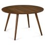 Seno 47" Round Dining Table - Walnut