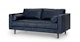 Sven Oxford Blue 72" Sofa - Gallery View 4 of 14.