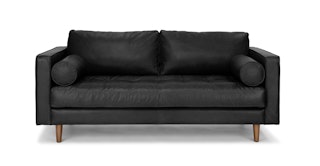 Sven Oxford Black 72" Sofa