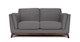 Ceni Pyrite Gray Loveseat - Gallery View 1 of 10.
