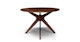 Conan Walnut Oval Dining Table - Gallery View 5 of 9.