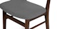 Ecole Thunder Gray Walnut Dining Chair - Gallery View 7 of 12.
