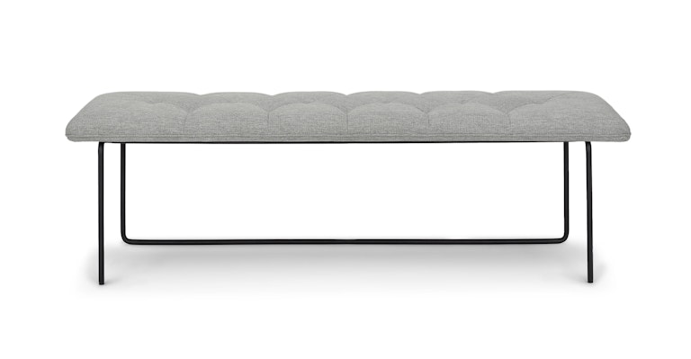 Level Winter Gray 61" Bench - Primary View 1 of 10 (Open Fullscreen View).