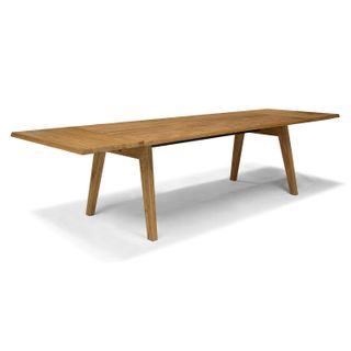 Madera 86" - 125" Solid Wood Extendable Dining Table  - Oak
