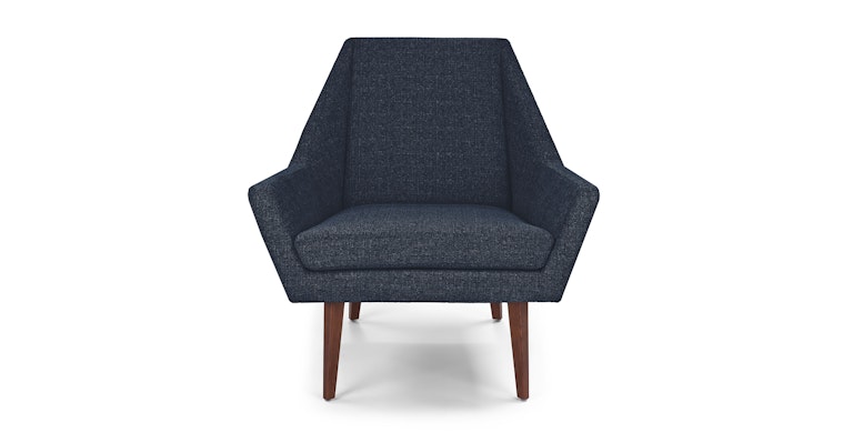 Angle Denim Blue Chair - Primary View 1 of 12 (Open Fullscreen View).
