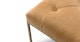 Tablet Charme Tan Square Ottoman - Gallery View 5 of 9.