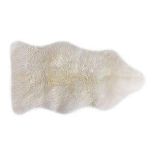 Lanna 2 x 3 Sheepskin Throw - Ivory