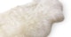 Lanna Ivory Sheepskin Throw 4 x 6 - Gallery View 4 of 8.