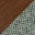 Color: Ratine Green and Walnut